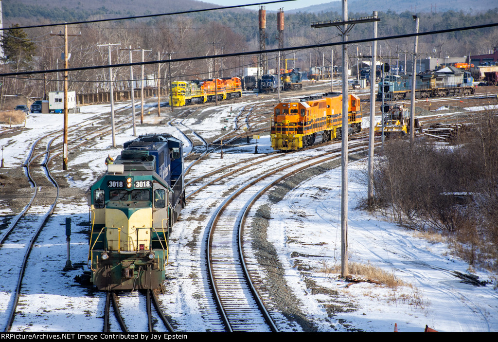 Lots of Action at East Deerfield Yard 